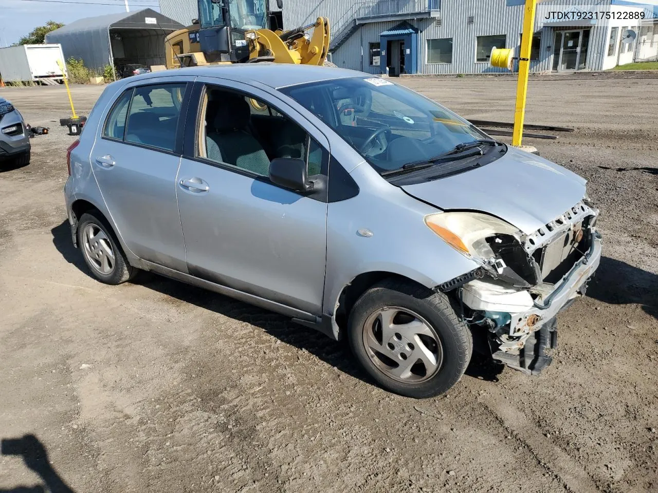 2007 Toyota Yaris VIN: JTDKT923175122889 Lot: 72712254