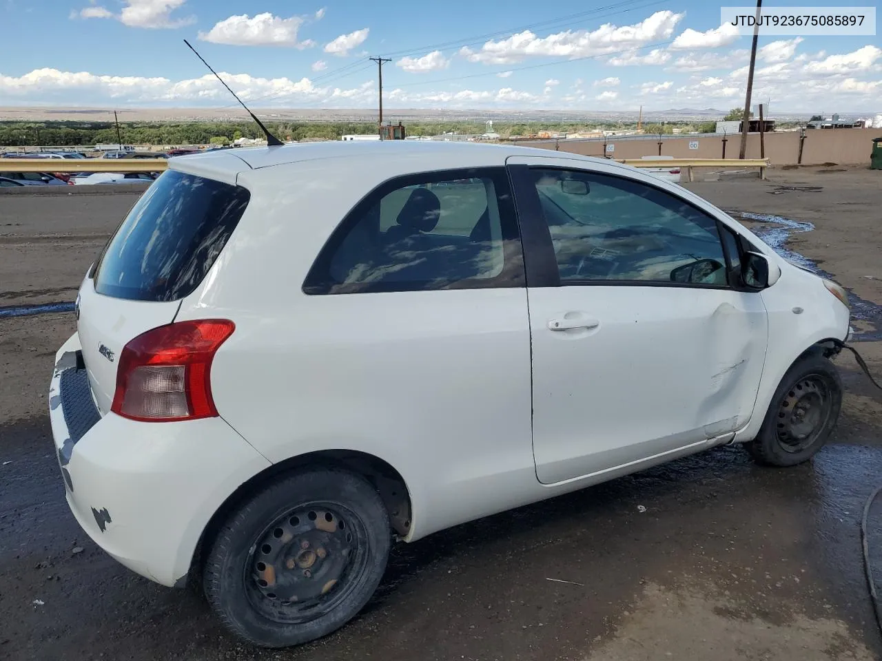 2007 Toyota Yaris VIN: JTDJT923675085897 Lot: 72714324