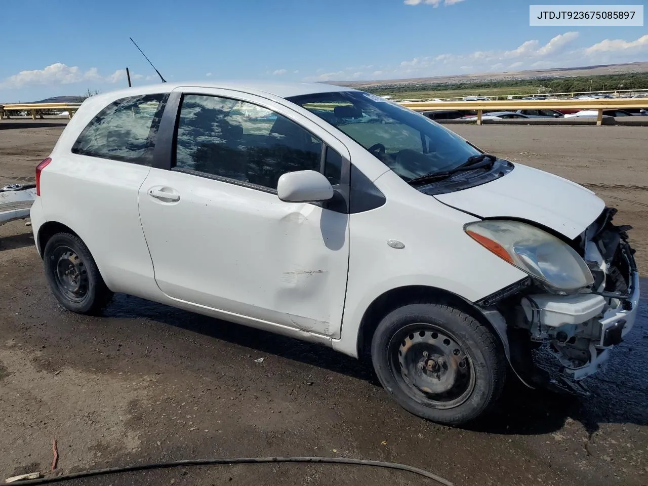 2007 Toyota Yaris VIN: JTDJT923675085897 Lot: 72714324