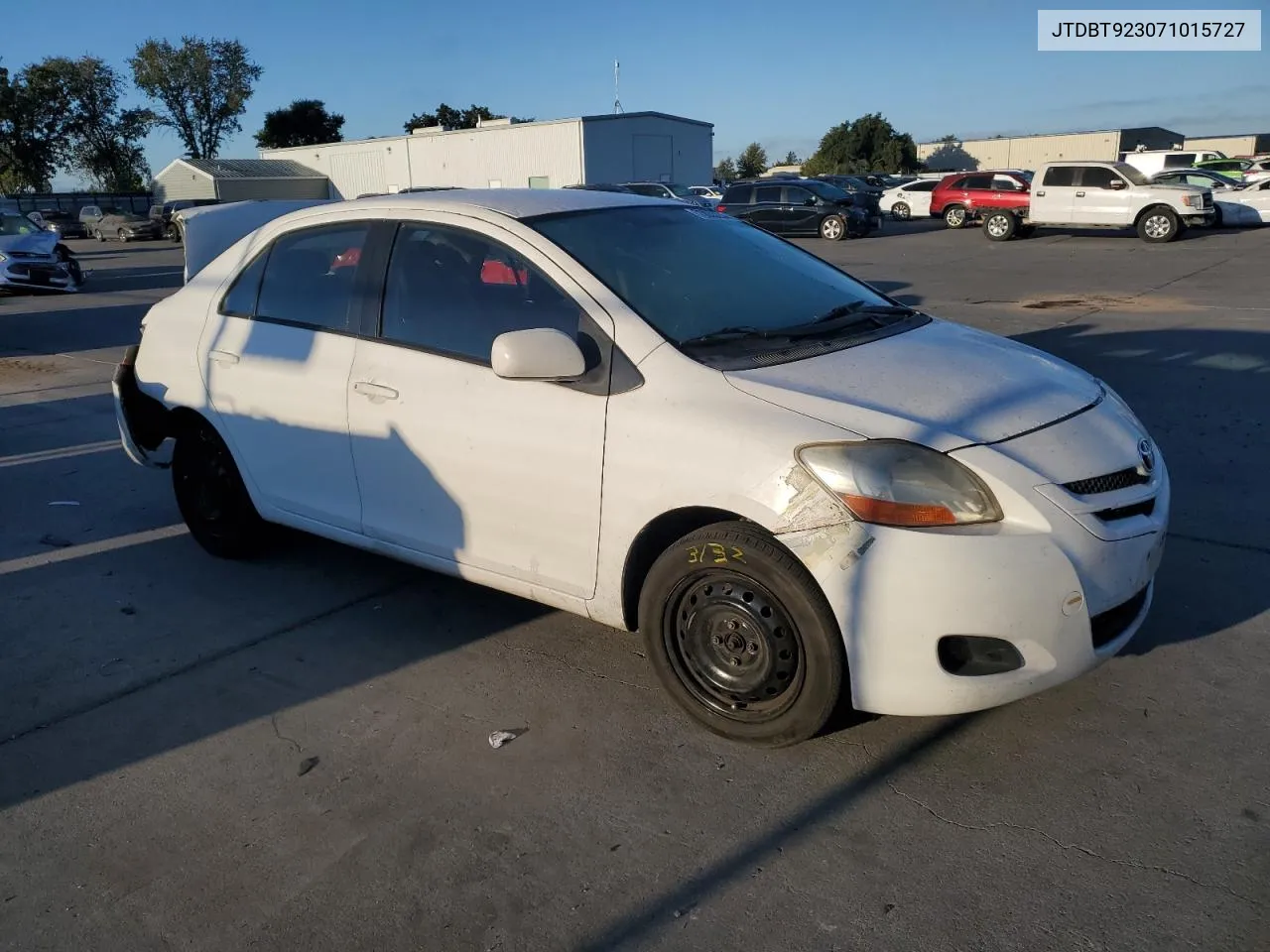 2007 Toyota Yaris VIN: JTDBT923071015727 Lot: 73033234