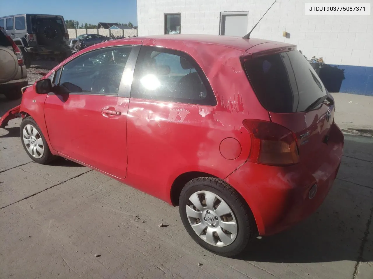 JTDJT903775087371 2007 Toyota Yaris