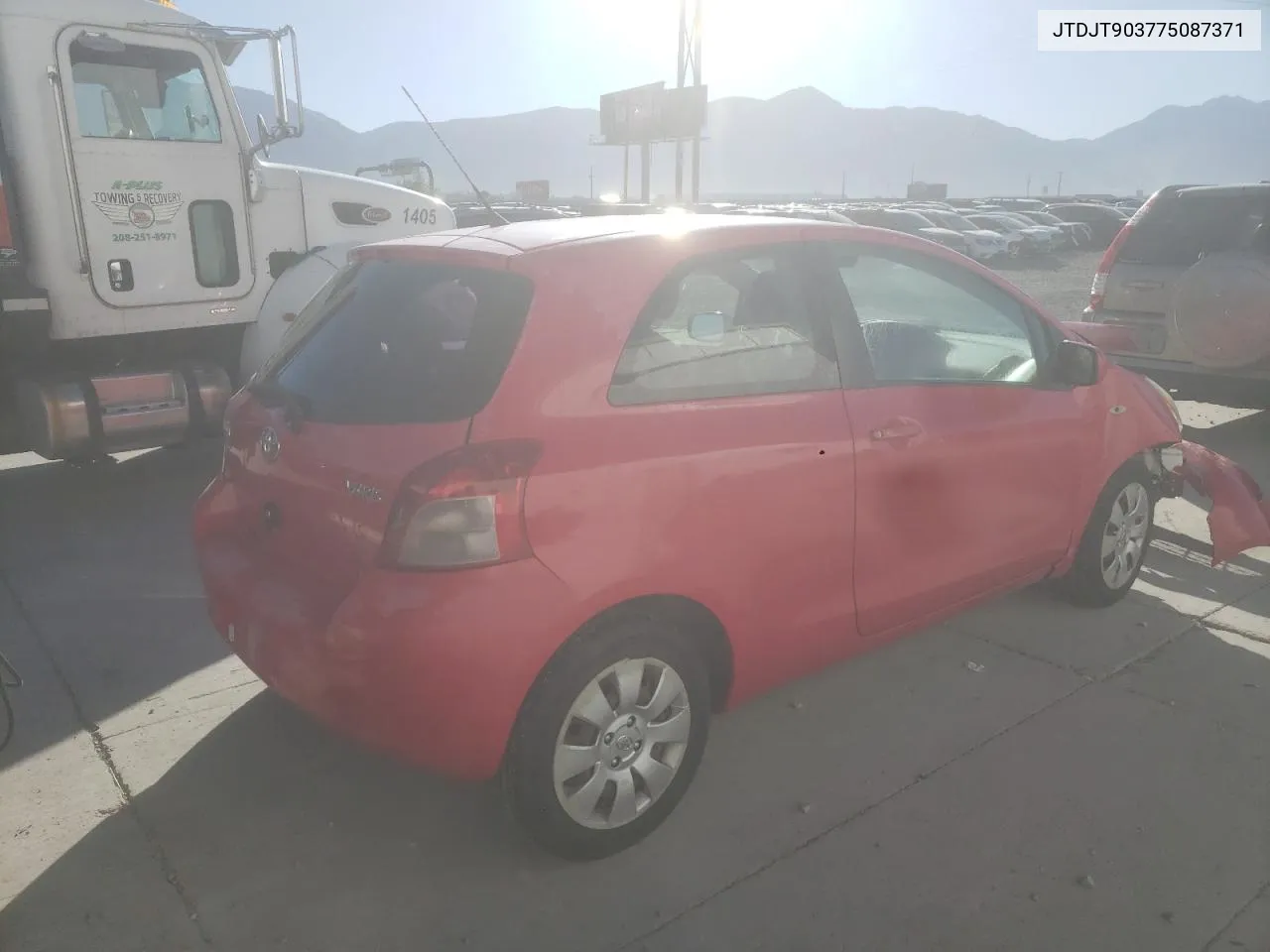 2007 Toyota Yaris VIN: JTDJT903775087371 Lot: 73107784