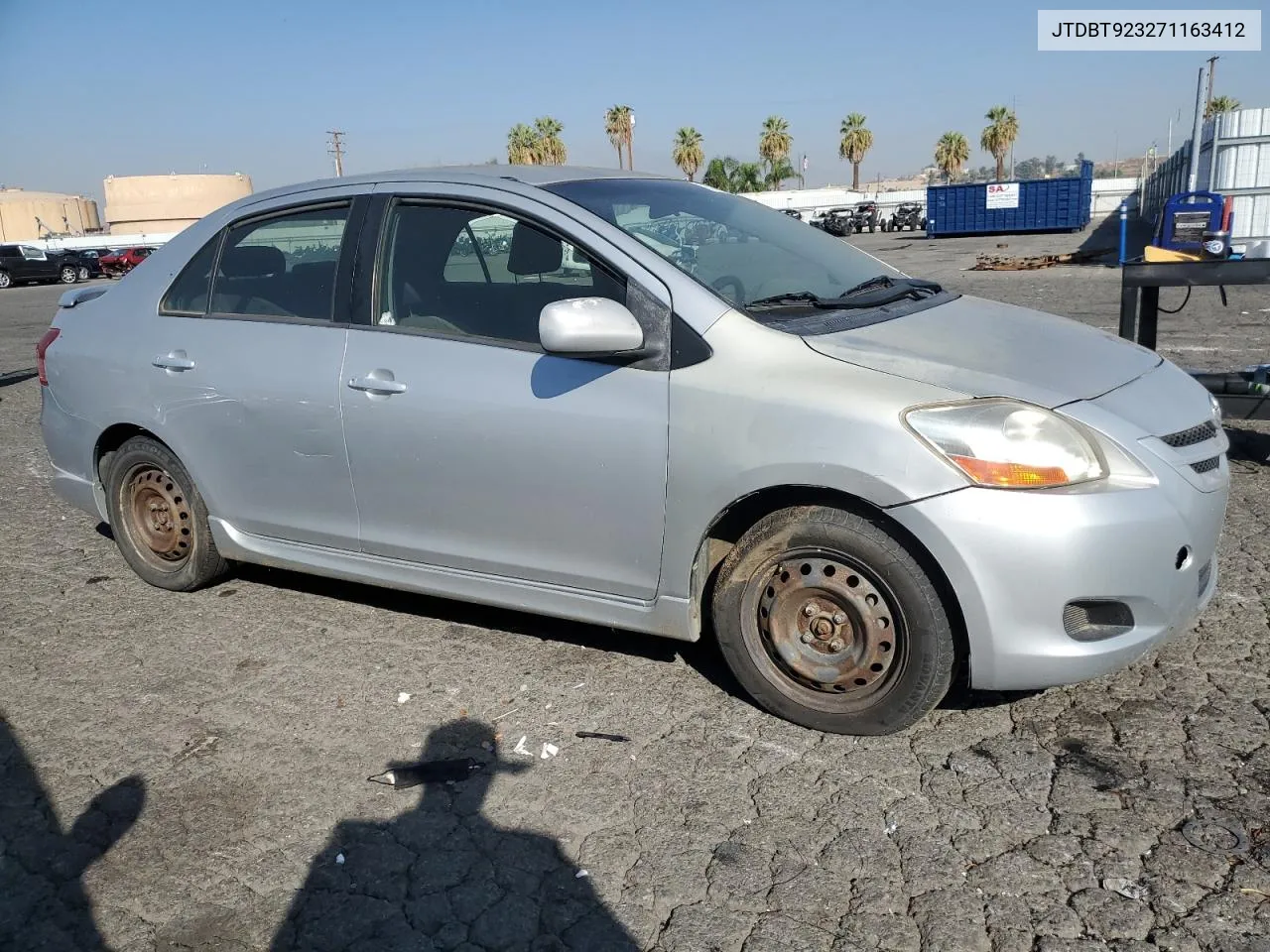 2007 Toyota Yaris VIN: JTDBT923271163412 Lot: 73216484