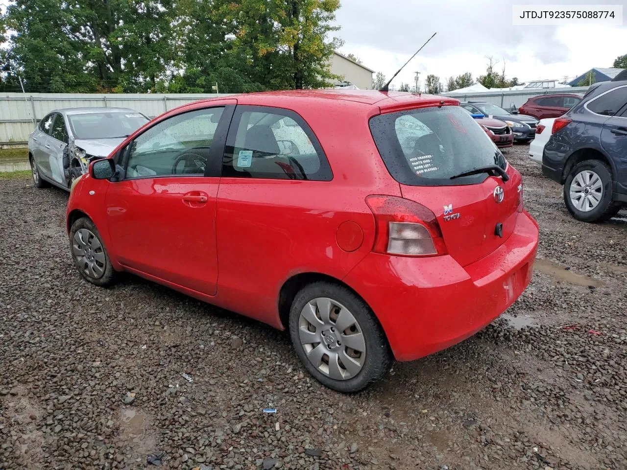 JTDJT923575088774 2007 Toyota Yaris