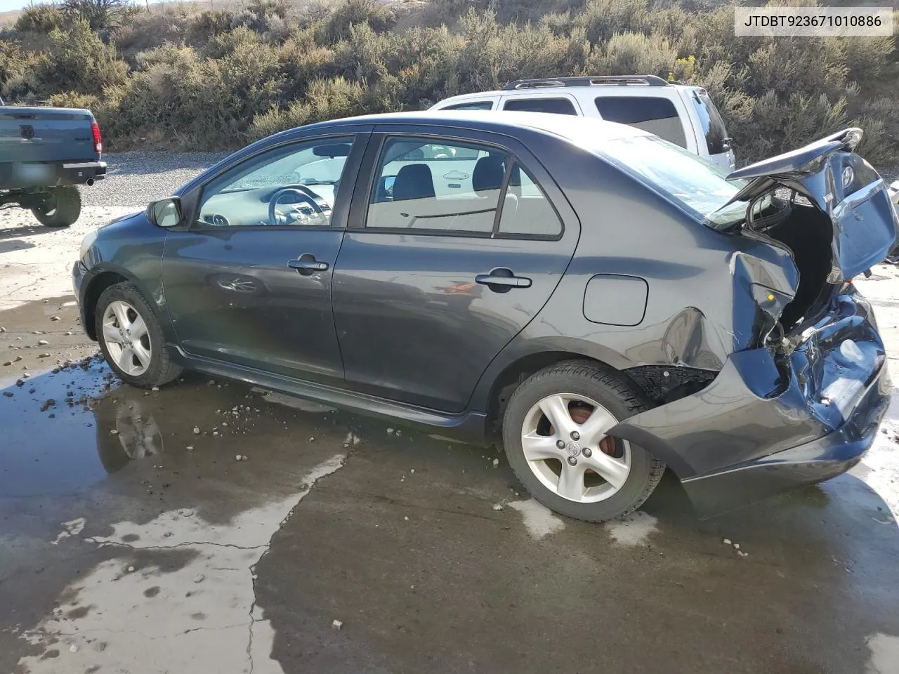 2007 Toyota Yaris VIN: JTDBT923671010886 Lot: 73347514