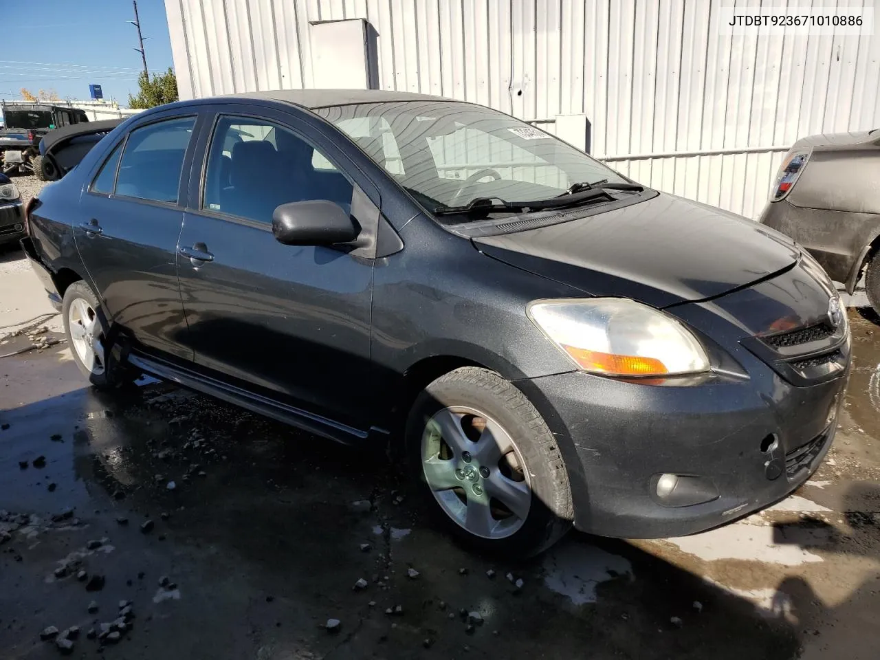 2007 Toyota Yaris VIN: JTDBT923671010886 Lot: 73347514