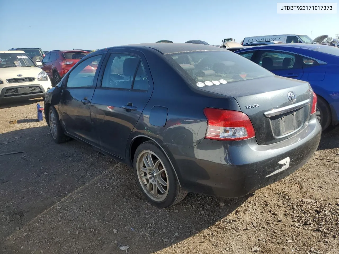 2007 Toyota Yaris VIN: JTDBT923171017373 Lot: 73594954