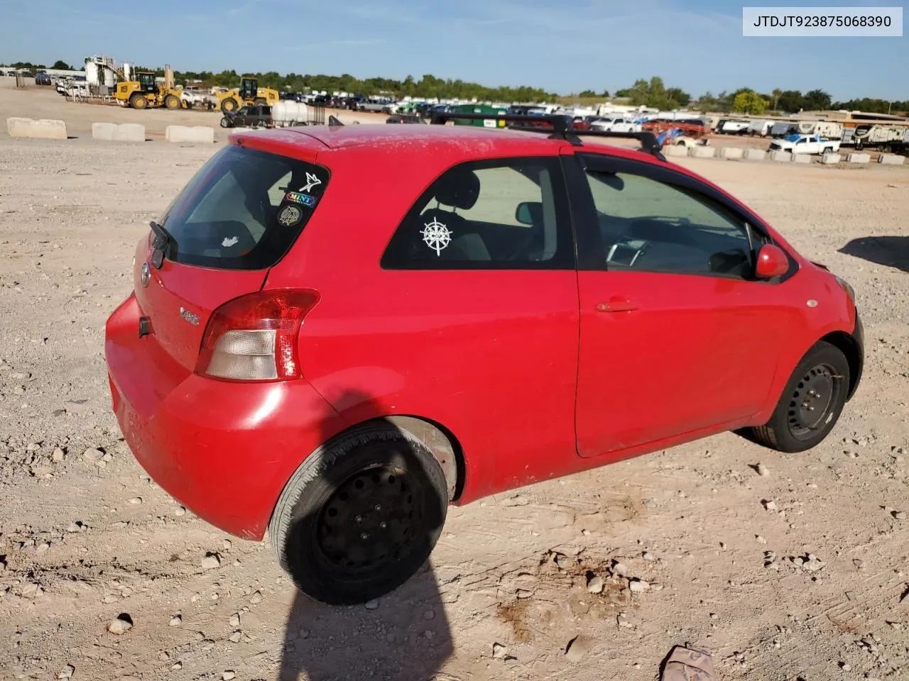 JTDJT923875068390 2007 Toyota Yaris