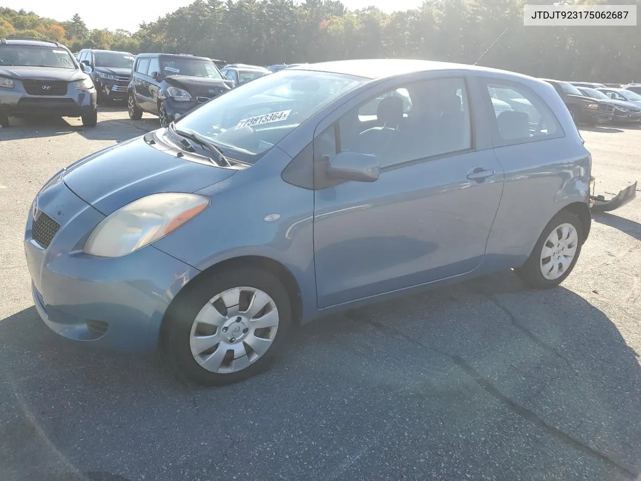 2007 Toyota Yaris VIN: JTDJT923175062687 Lot: 73813364