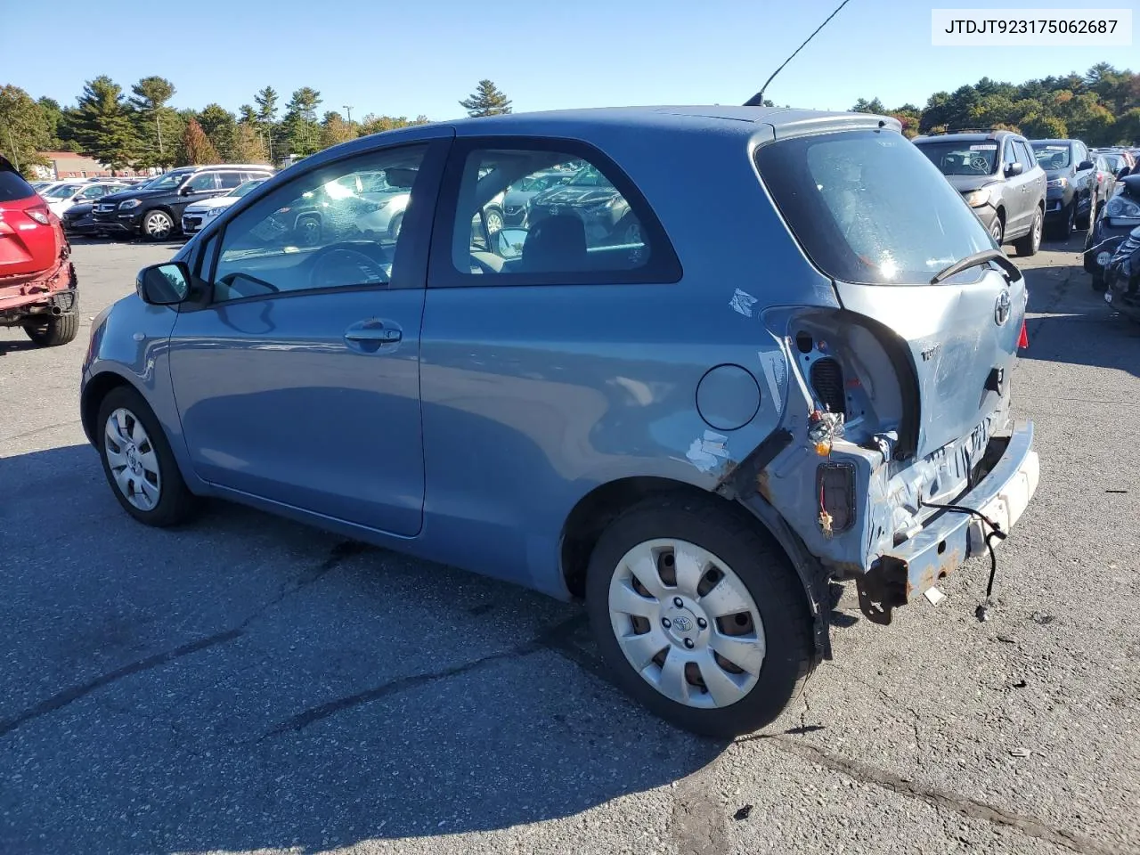 2007 Toyota Yaris VIN: JTDJT923175062687 Lot: 73813364