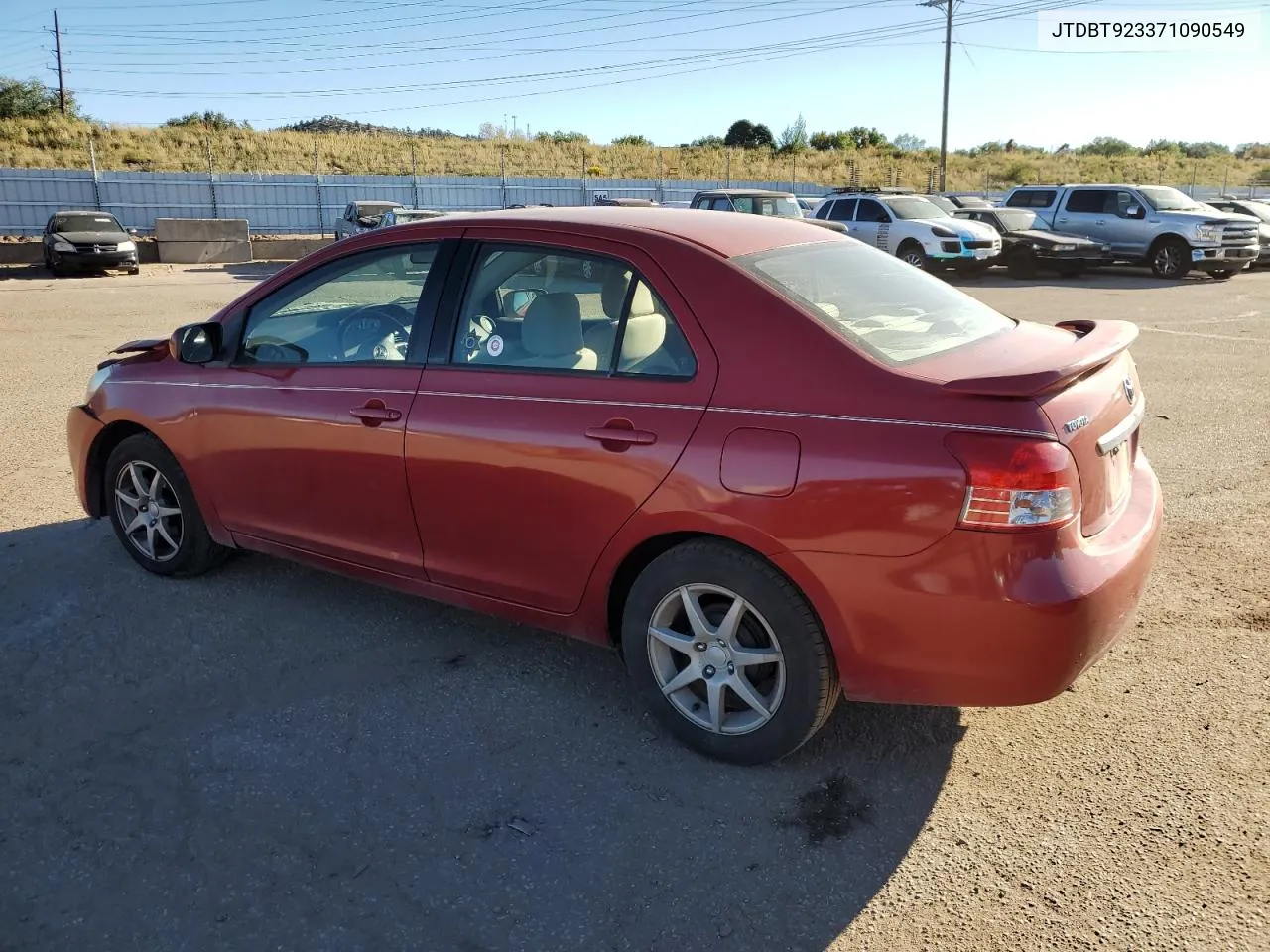 2007 Toyota Yaris VIN: JTDBT923371090549 Lot: 73976984