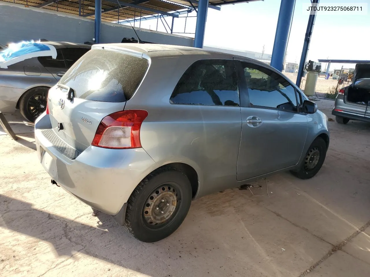 2007 Toyota Yaris VIN: JTDJT923275068711 Lot: 74321824