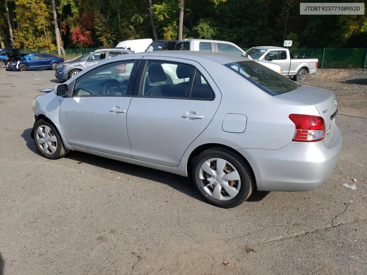 2007 Toyota Yaris VIN: JTDBT923771089520 Lot: 74354464