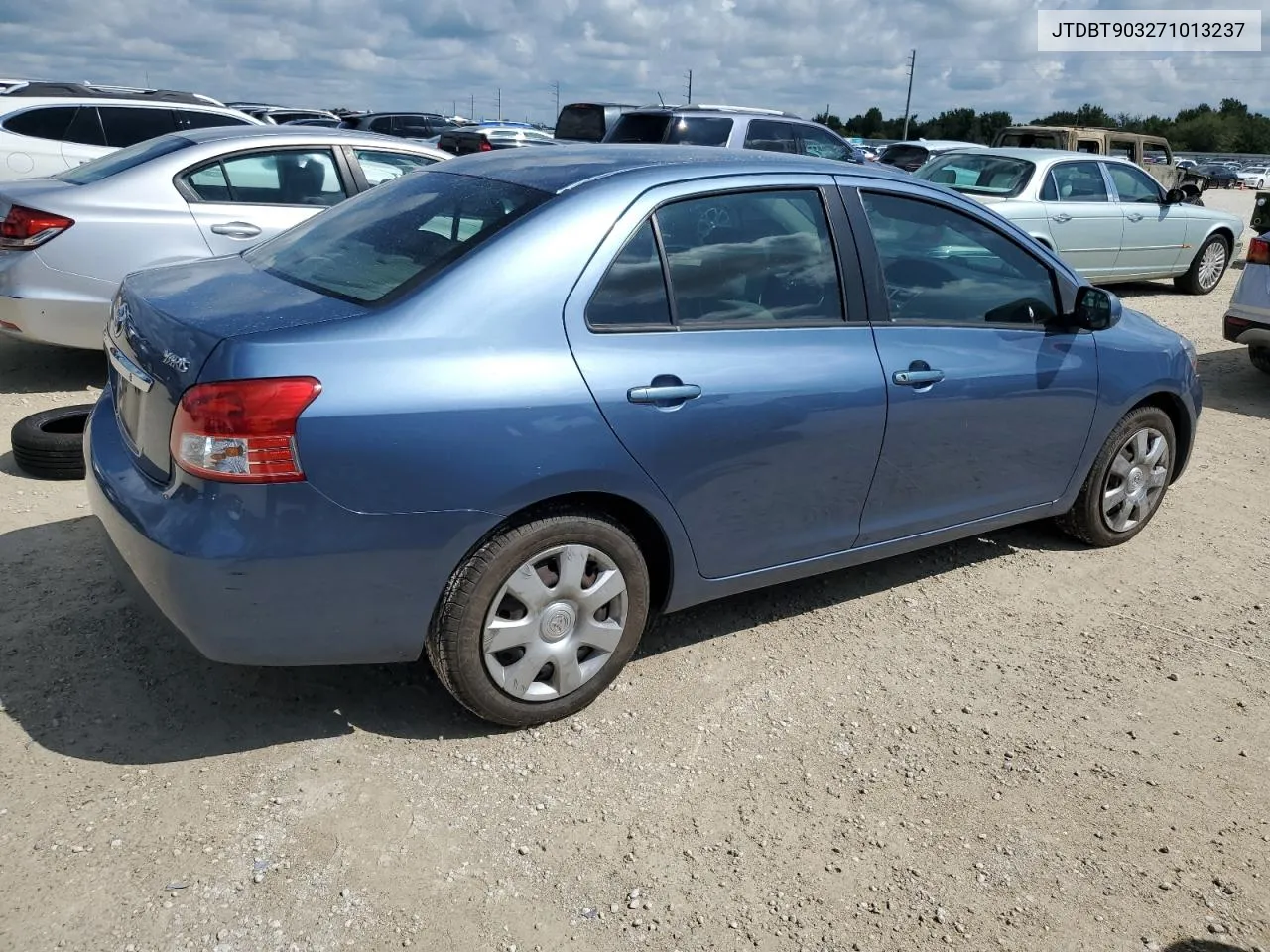 2007 Toyota Yaris VIN: JTDBT903271013237 Lot: 74357644