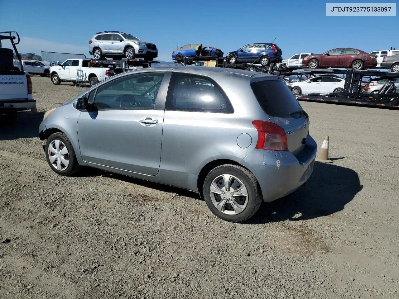 2007 Toyota Yaris VIN: JTDJT923775133097 Lot: 74523224