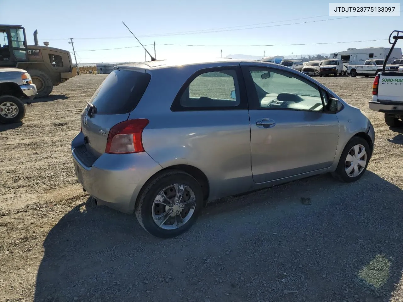 2007 Toyota Yaris VIN: JTDJT923775133097 Lot: 74523224