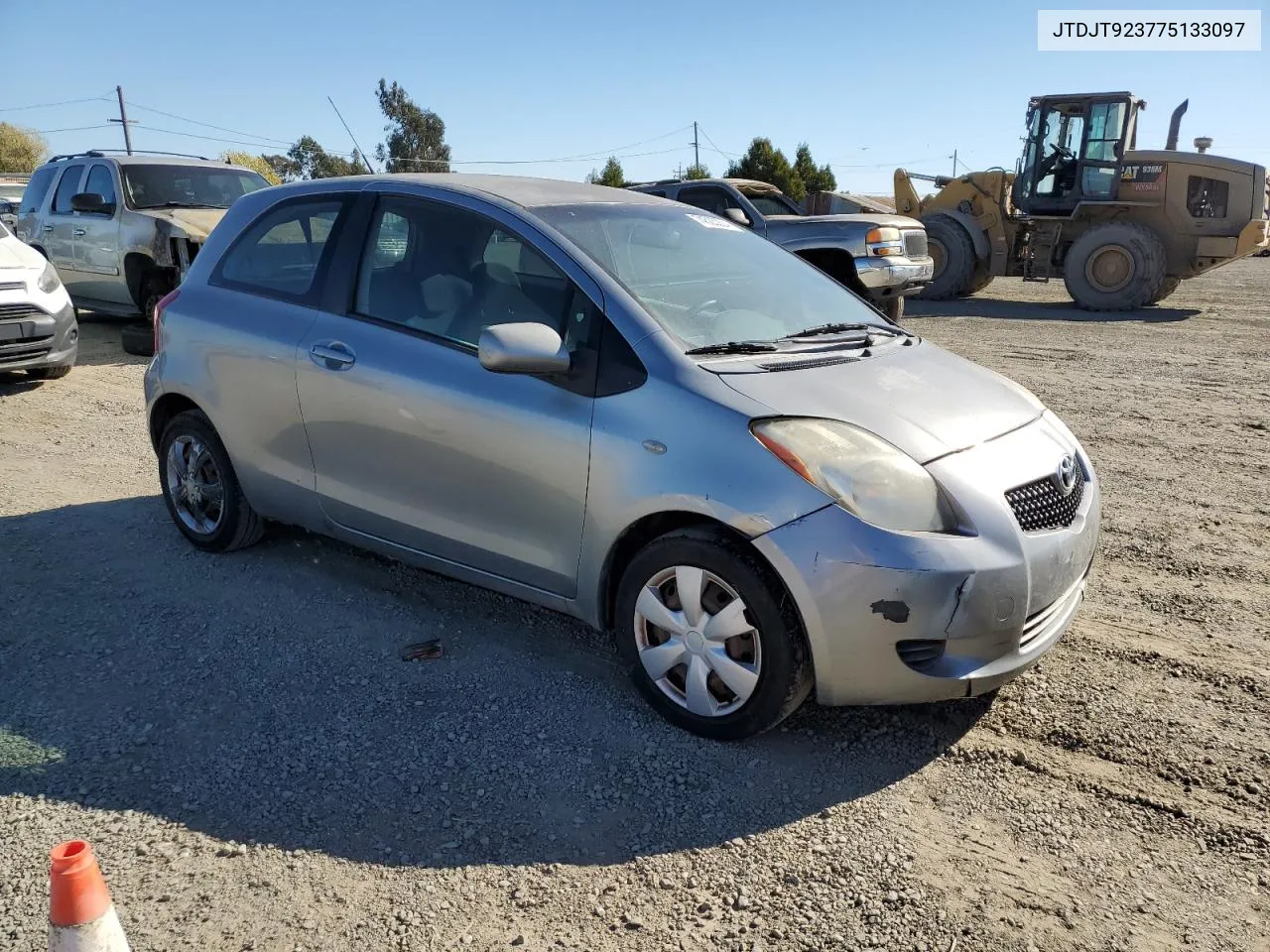 2007 Toyota Yaris VIN: JTDJT923775133097 Lot: 74523224