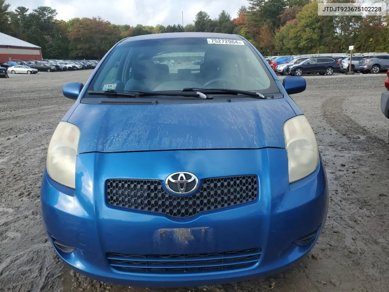 2007 Toyota Yaris VIN: JTDJT923675102228 Lot: 75272964