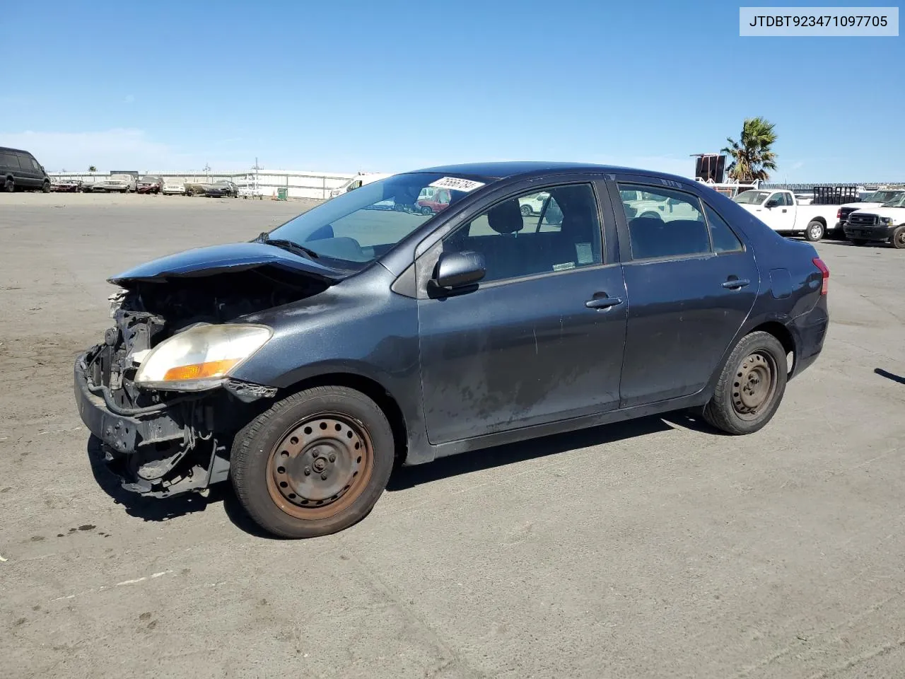 2007 Toyota Yaris VIN: JTDBT923471097705 Lot: 75566784