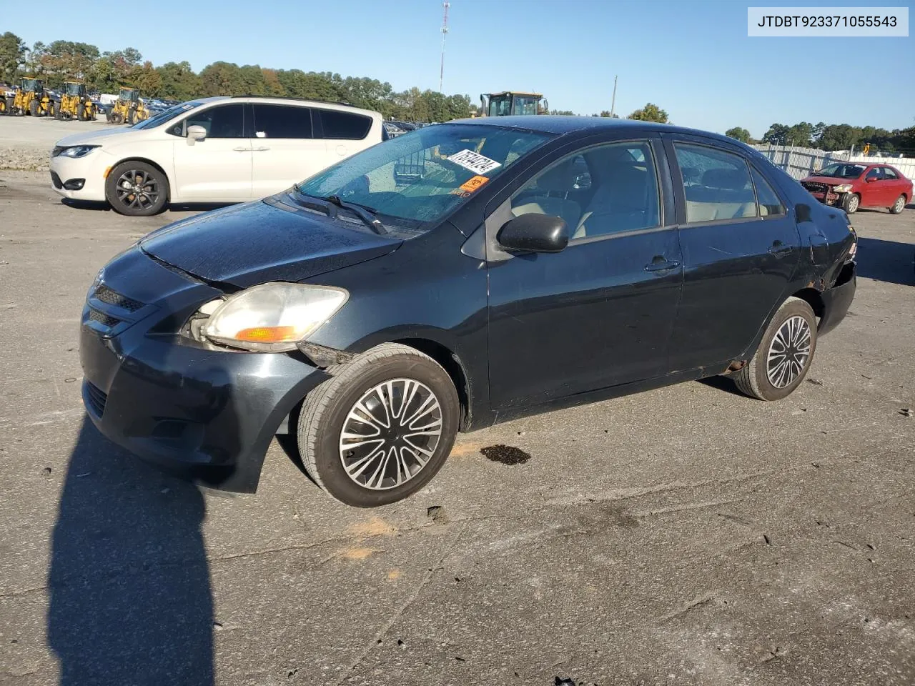 2007 Toyota Yaris VIN: JTDBT923371055543 Lot: 75744724