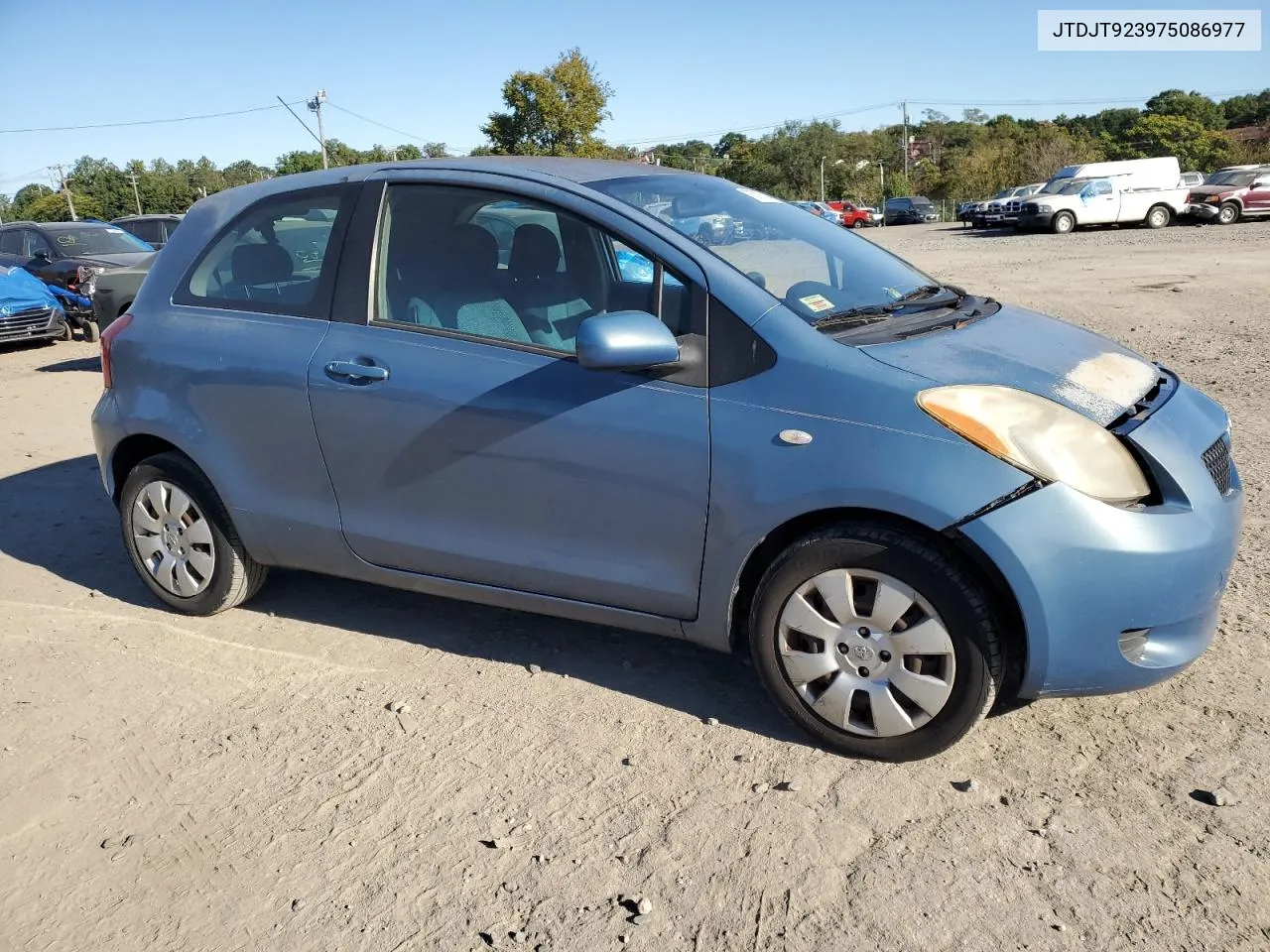 2007 Toyota Yaris VIN: JTDJT923975086977 Lot: 75797214