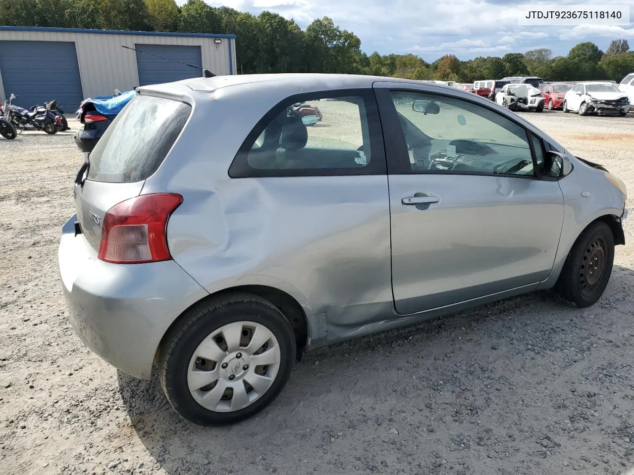 2007 Toyota Yaris VIN: JTDJT923675118140 Lot: 75888874