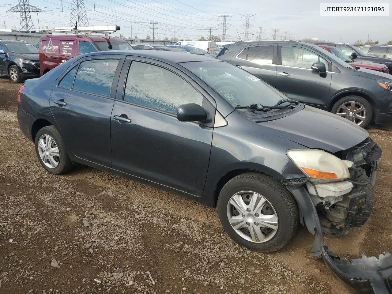 2007 Toyota Yaris VIN: JTDBT923471121095 Lot: 76670104