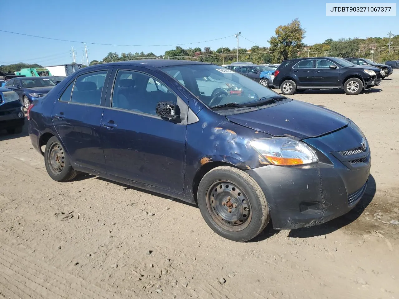 2007 Toyota Yaris VIN: JTDBT903271067377 Lot: 76693314