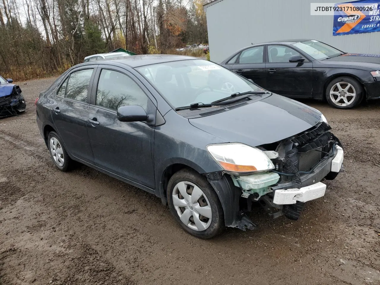 2007 Toyota Yaris VIN: JTDBT923171080926 Lot: 76875364