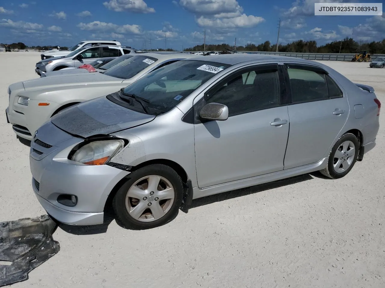 2007 Toyota Yaris VIN: JTDBT923571083943 Lot: 77296994