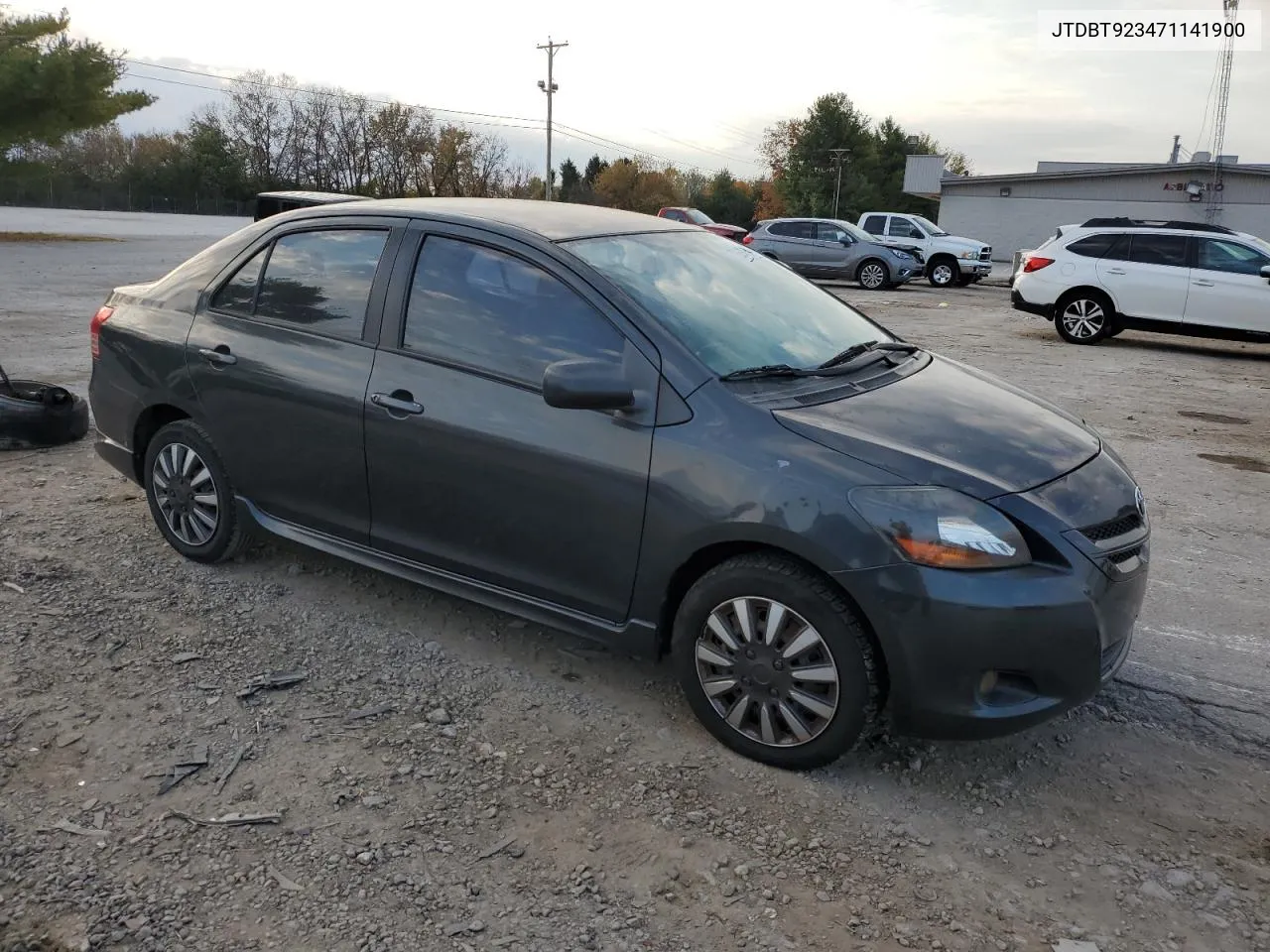 2007 Toyota Yaris VIN: JTDBT923471141900 Lot: 77869134