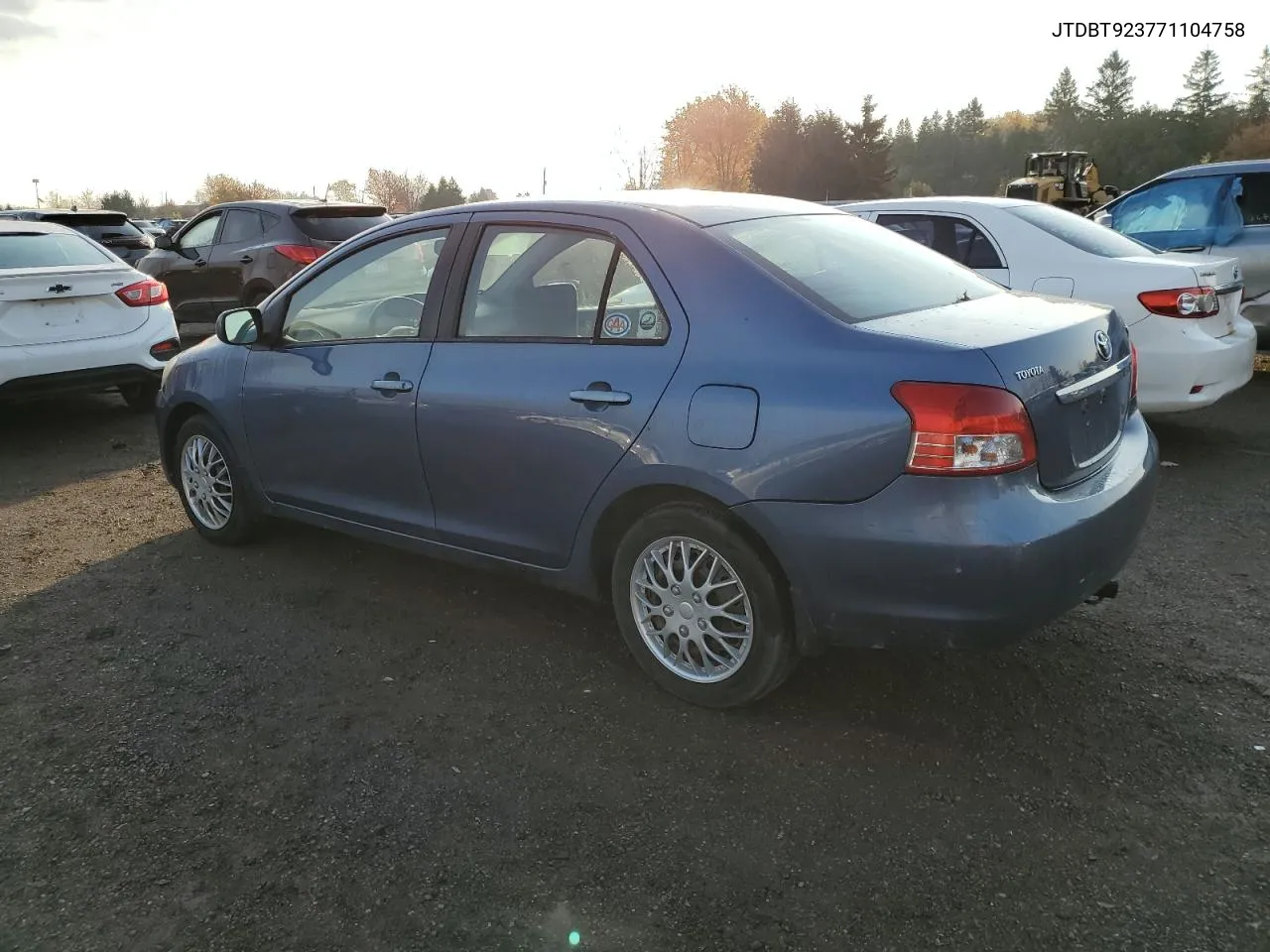 2007 Toyota Yaris VIN: JTDBT923771104758 Lot: 77869904