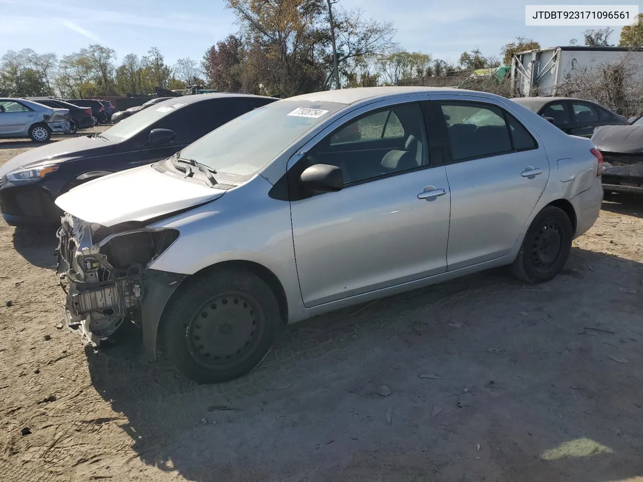 2007 Toyota Yaris VIN: JTDBT923171096561 Lot: 77928754