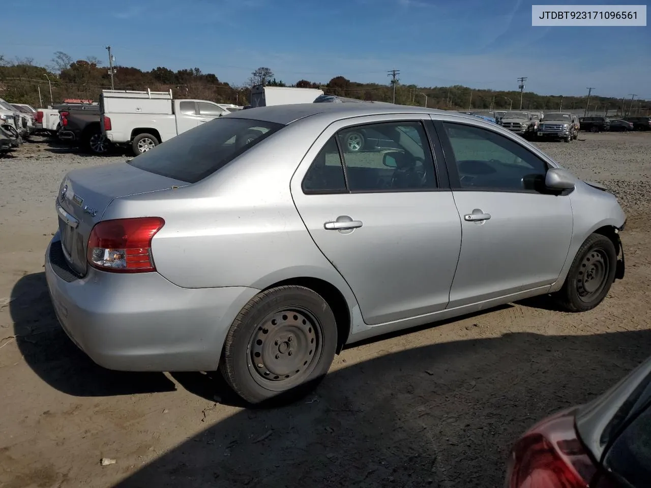 2007 Toyota Yaris VIN: JTDBT923171096561 Lot: 77928754