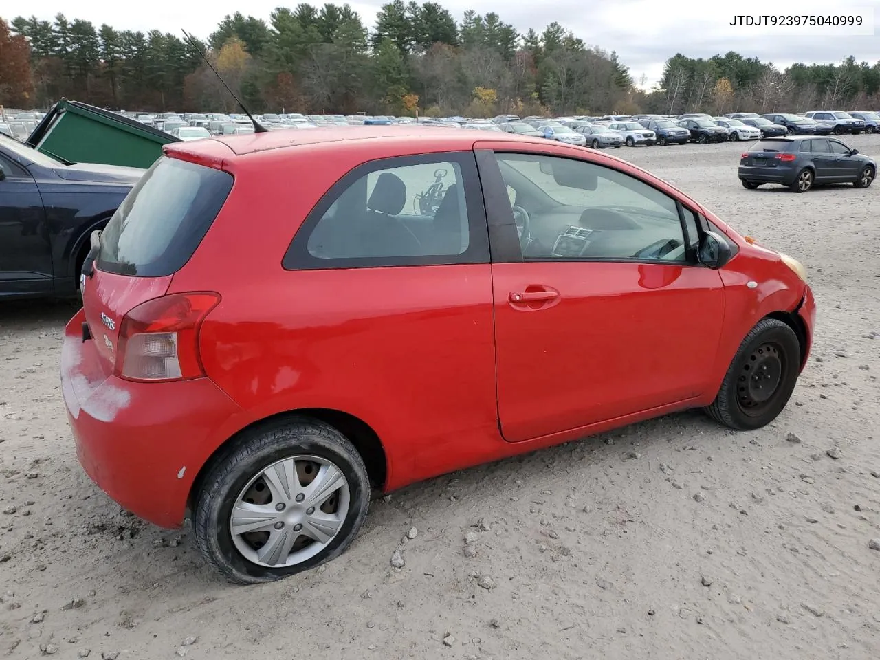 2007 Toyota Yaris VIN: JTDJT923975040999 Lot: 78310124