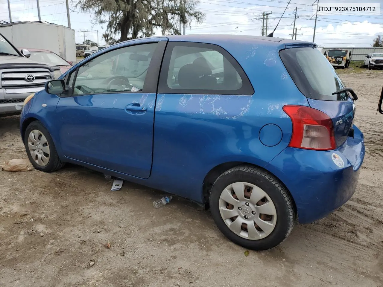 2007 Toyota Yaris VIN: JTDJT923X75104712 Lot: 78352614