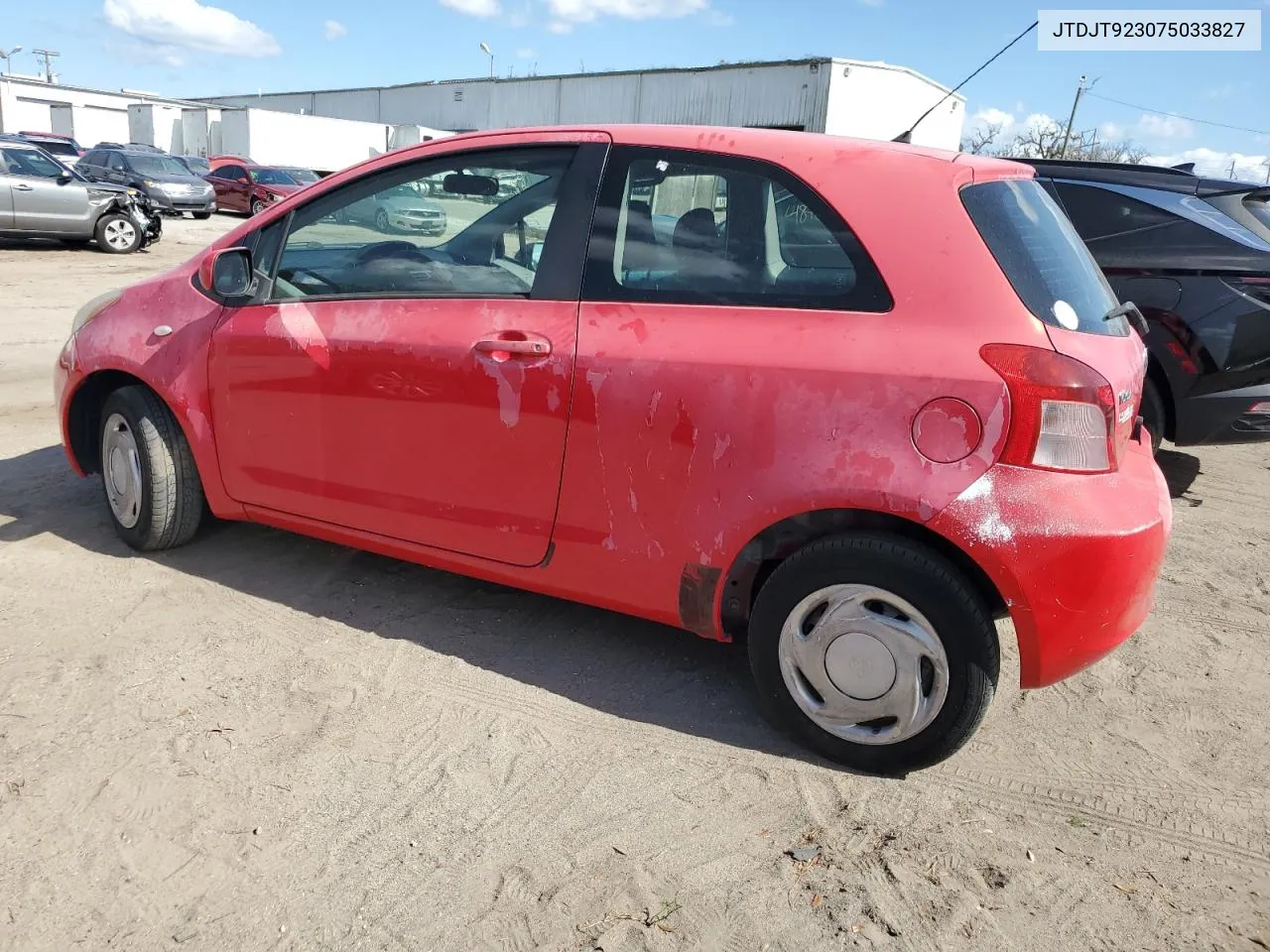 2007 Toyota Yaris VIN: JTDJT923075033827 Lot: 78466064