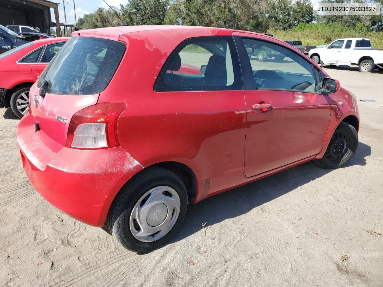 2007 Toyota Yaris VIN: JTDJT923075033827 Lot: 78466064