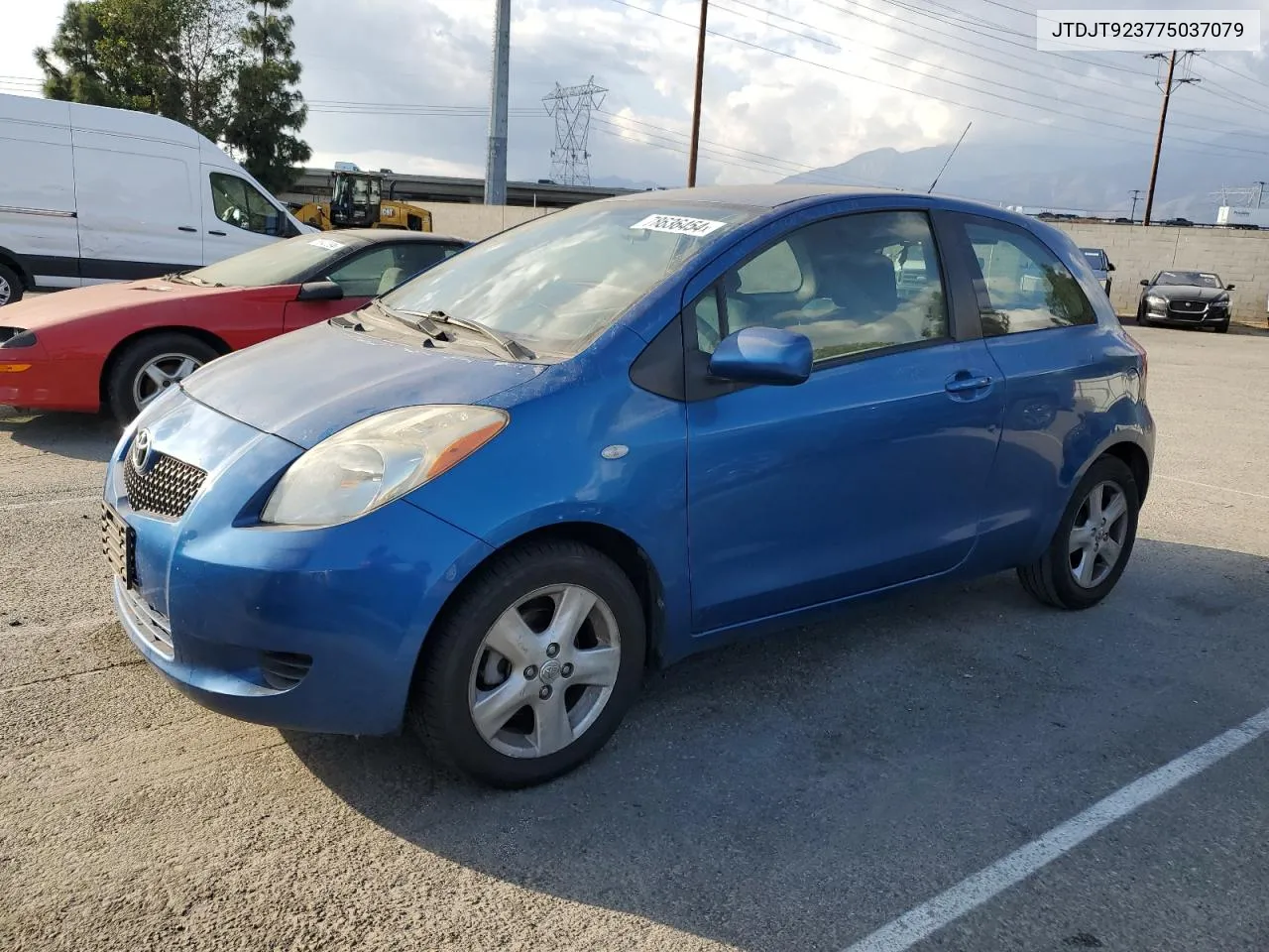 2007 Toyota Yaris VIN: JTDJT923775037079 Lot: 78636454