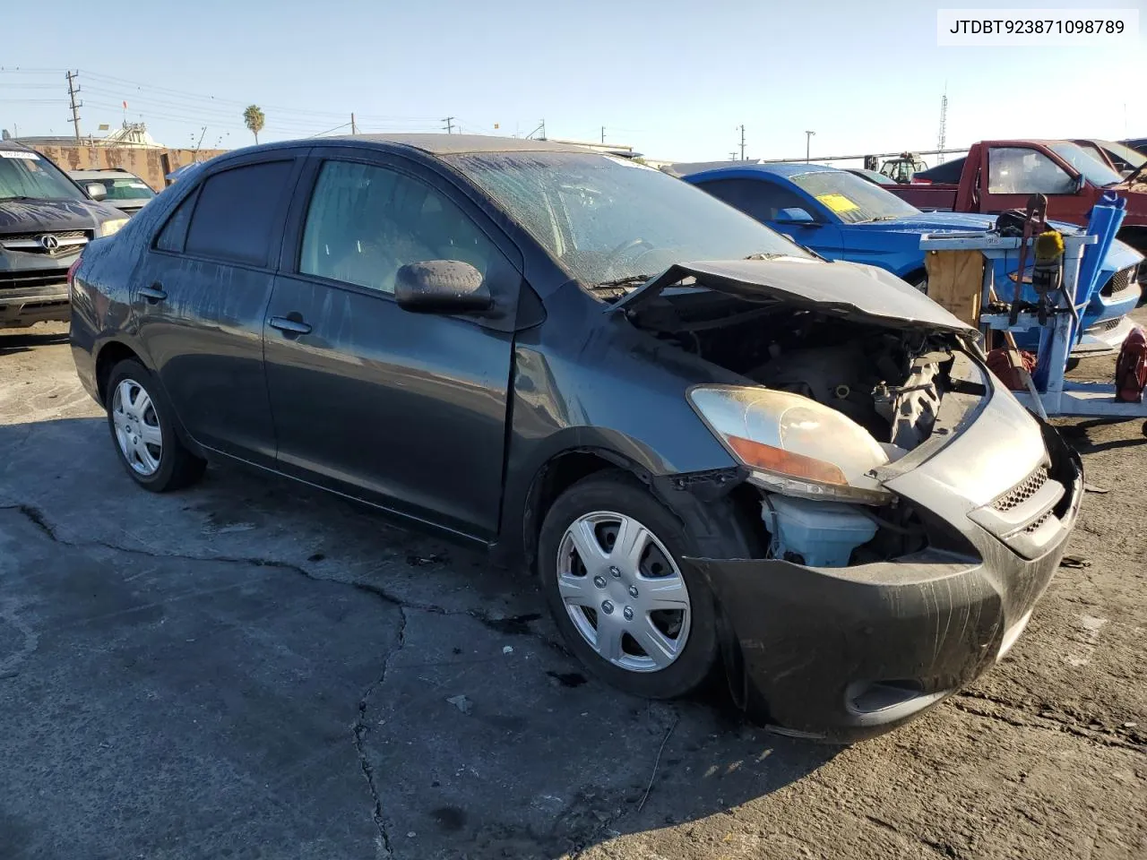 2007 Toyota Yaris VIN: JTDBT923871098789 Lot: 78709494