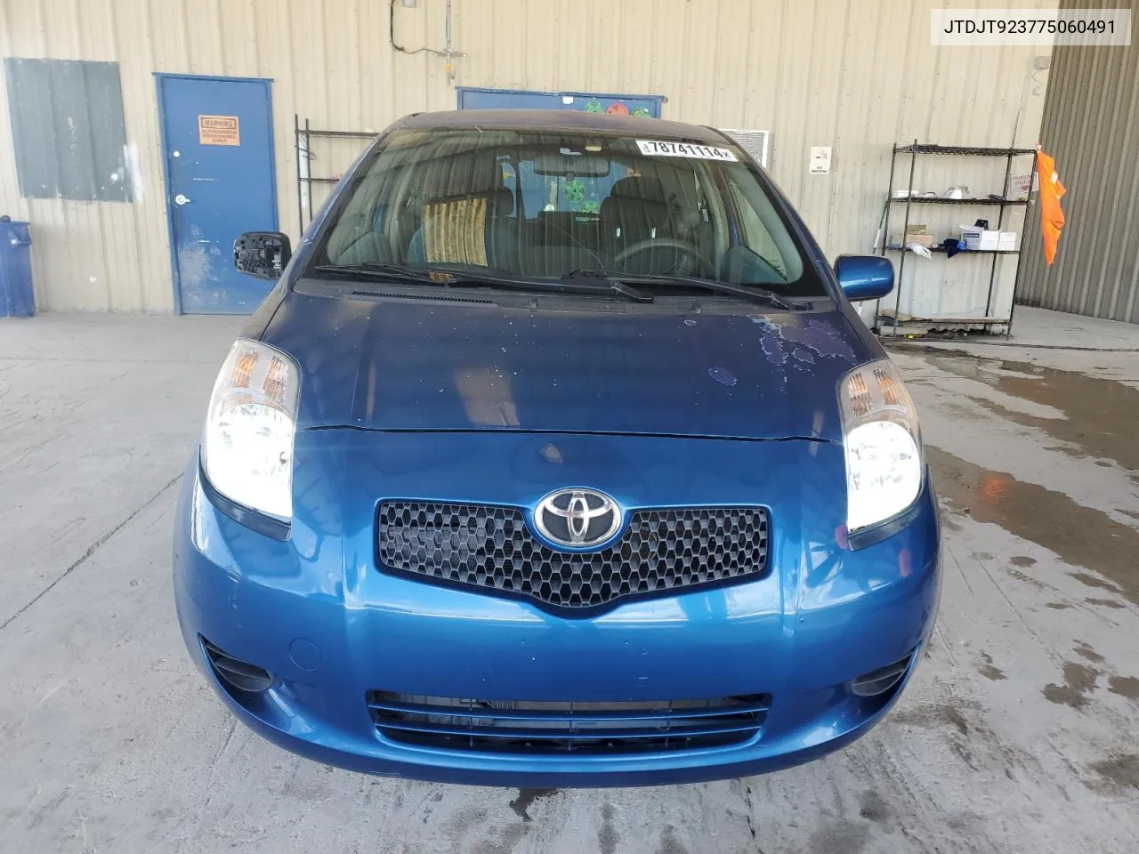 2007 Toyota Yaris VIN: JTDJT923775060491 Lot: 78741114