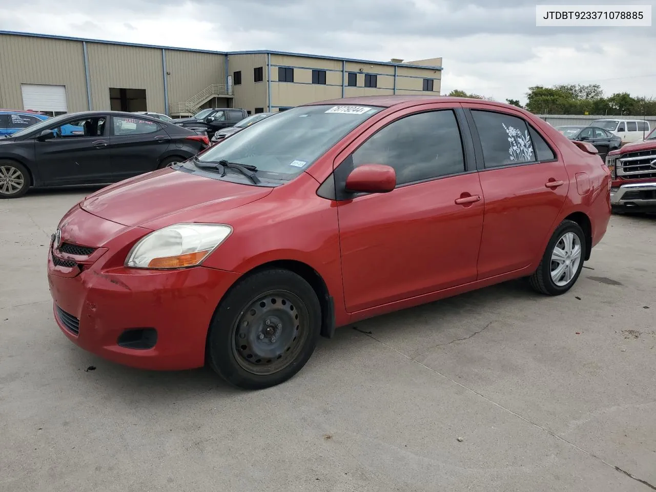 2007 Toyota Yaris VIN: JTDBT923371078885 Lot: 78779244