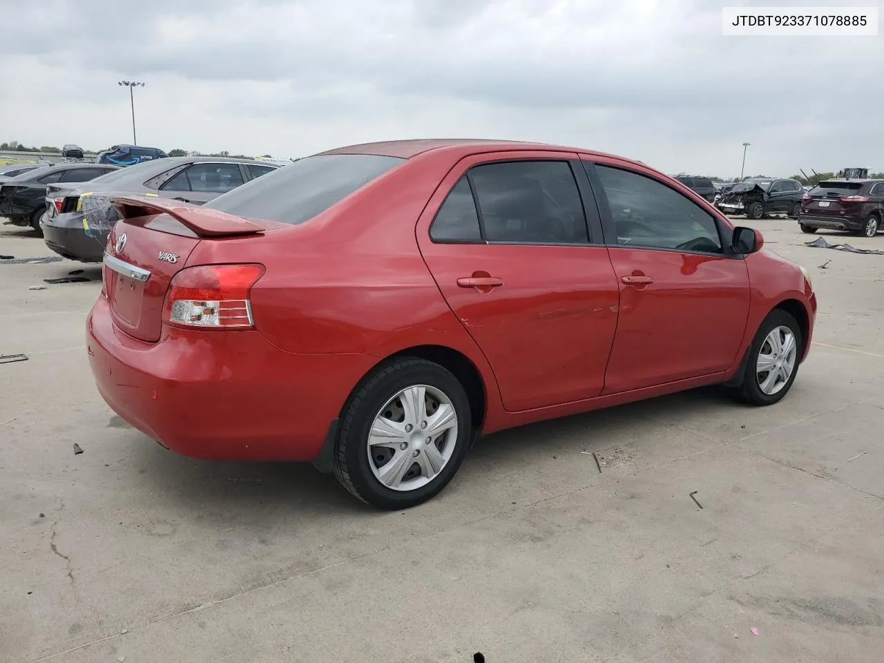 2007 Toyota Yaris VIN: JTDBT923371078885 Lot: 78779244