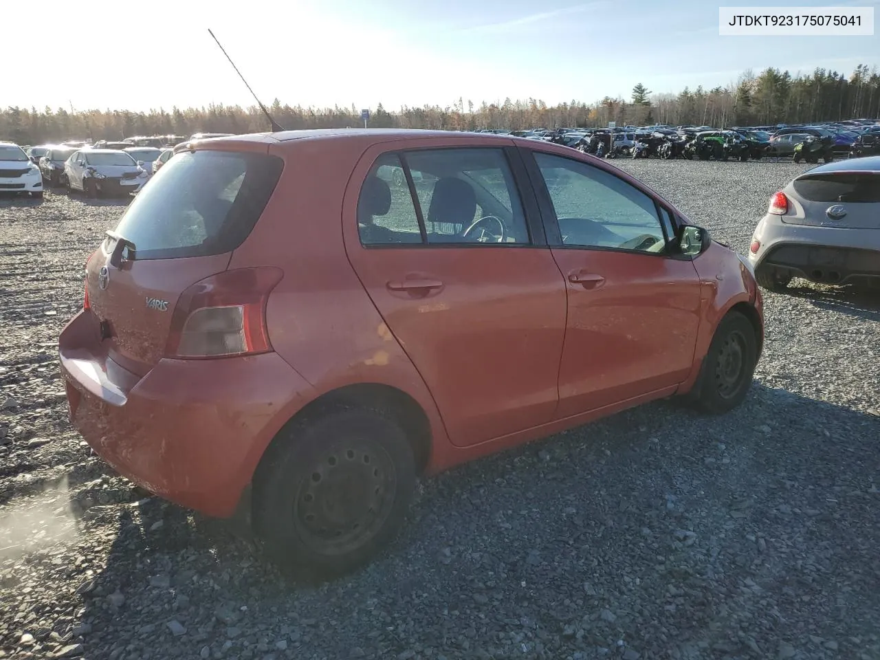 JTDKT923175075041 2007 Toyota Yaris