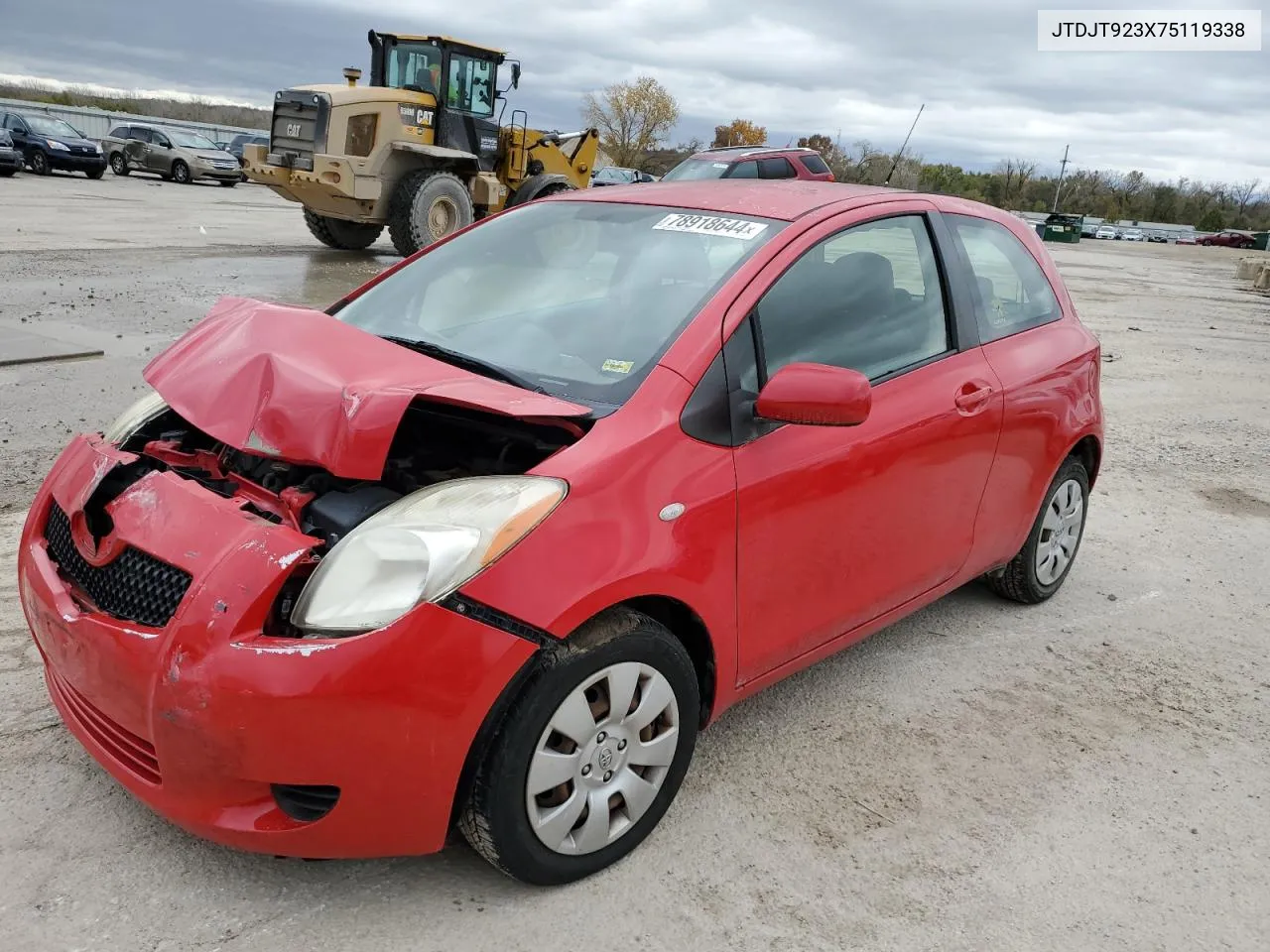 2007 Toyota Yaris VIN: JTDJT923X75119338 Lot: 78918644