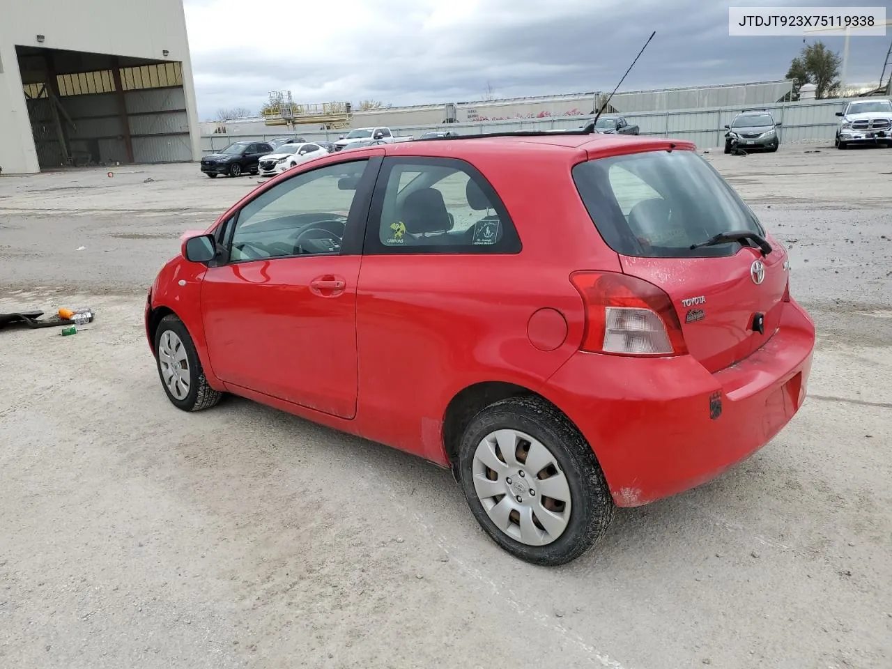 2007 Toyota Yaris VIN: JTDJT923X75119338 Lot: 78918644