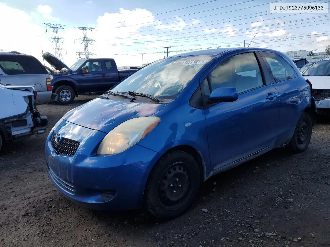 2007 Toyota Yaris VIN: JTDJT923775096133 Lot: 79275874