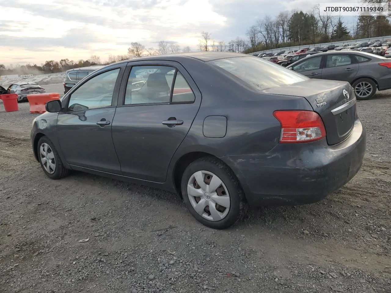 2007 Toyota Yaris VIN: JTDBT903671119349 Lot: 79591274