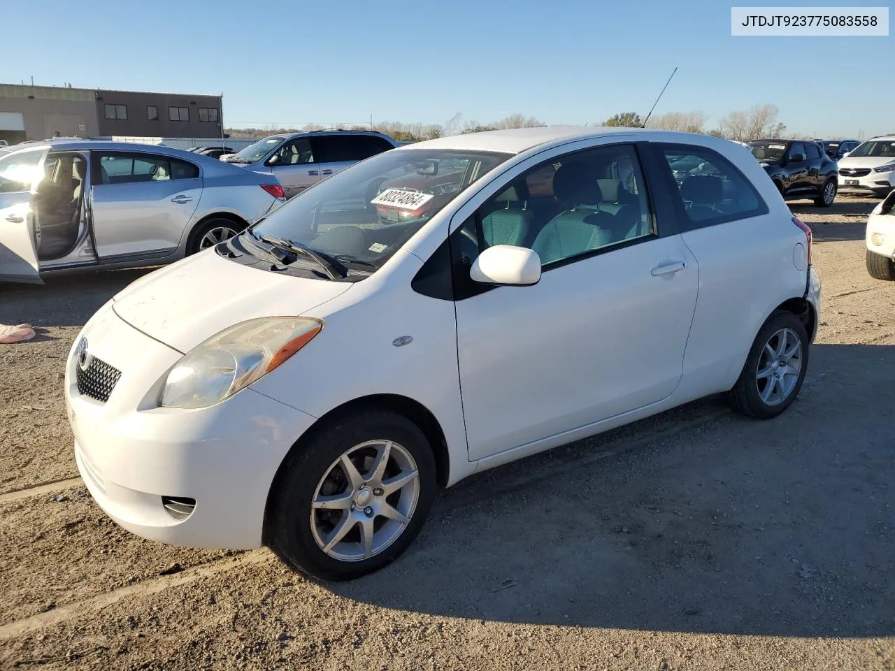 2007 Toyota Yaris VIN: JTDJT923775083558 Lot: 80324864