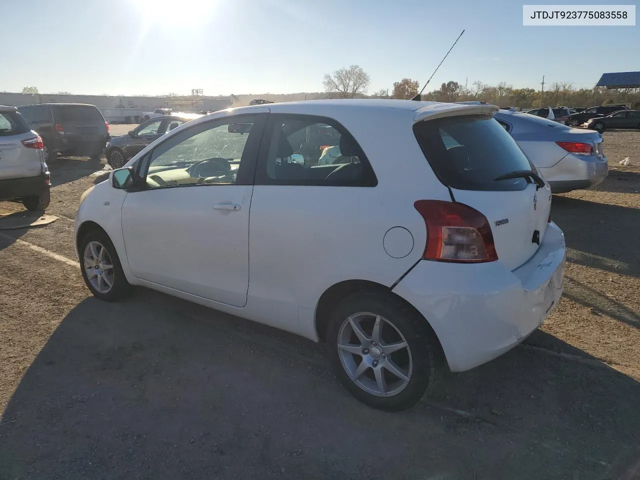 2007 Toyota Yaris VIN: JTDJT923775083558 Lot: 80324864